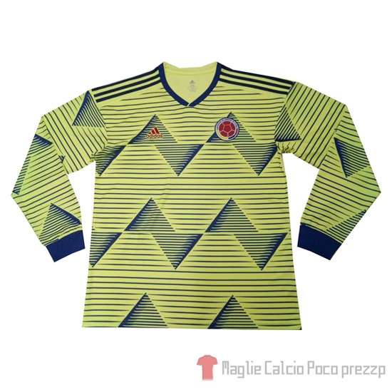 Maglia Colombia Home Manica Lunga 2019 - Clicca l'immagine per chiudere